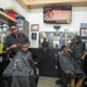 A Somali barber in Minneapolis, Minnesota.